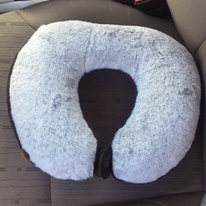 Ugg Memory Foam Faux Fur Travel Pillow